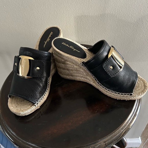 Salvatore Ferragamo Espadrille Wedges - Picture 2 of 12